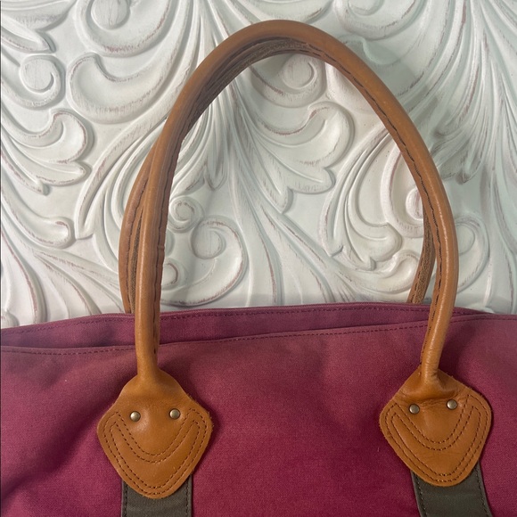 L.L BEAN Burgundy Tote Bag - Picture 2 of 9